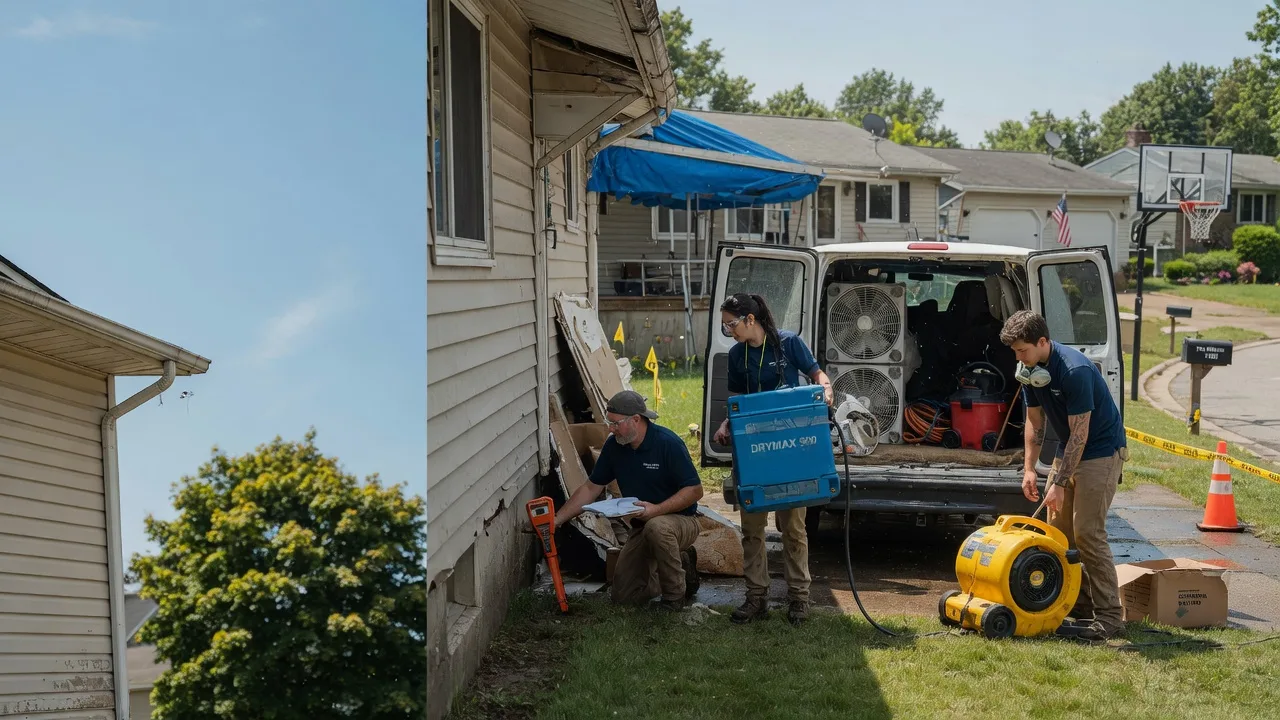 Ceiling Leak Cleanup in Rushville, IN near me